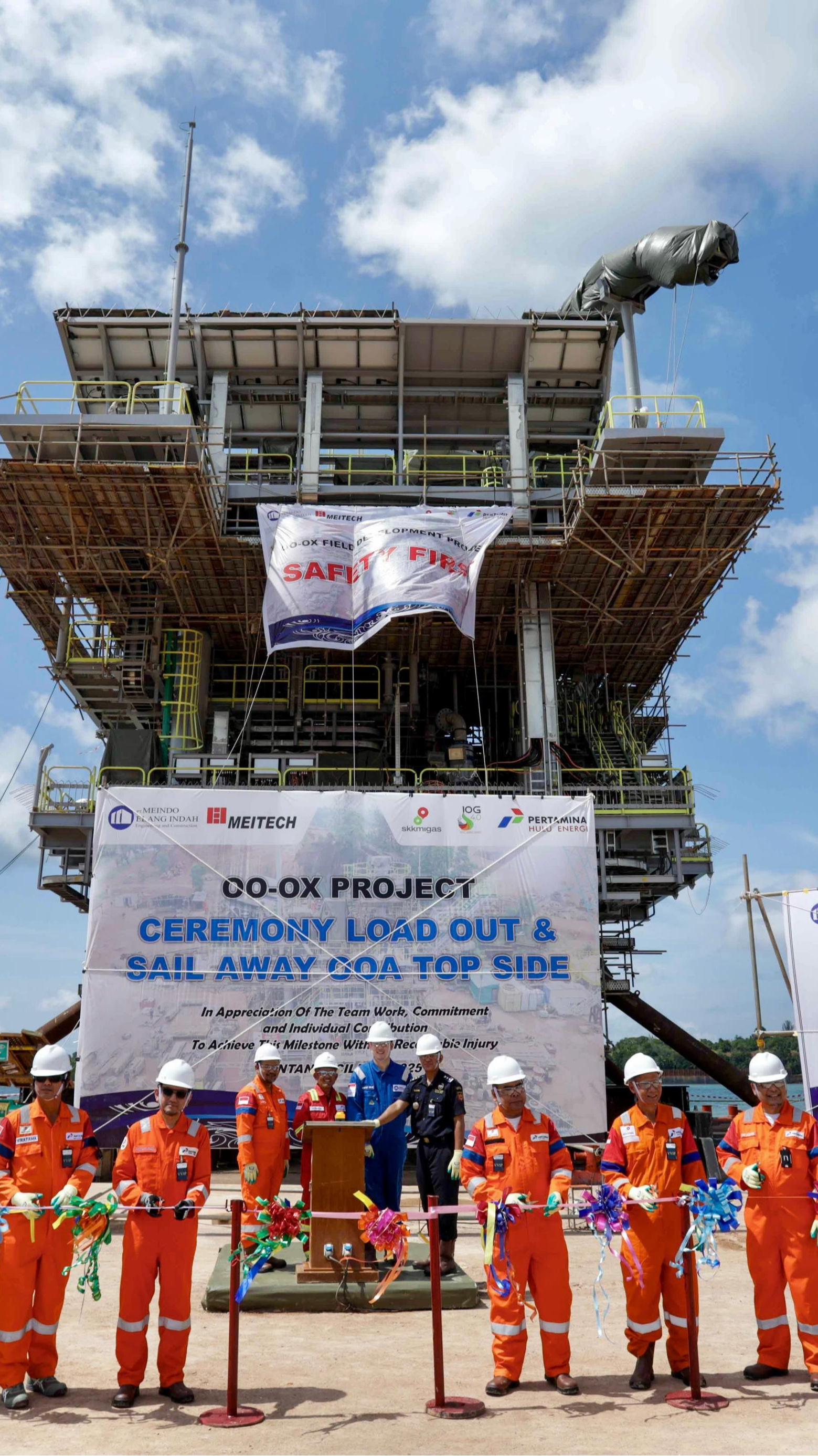 PHE ONWJ Lepas Anjungan Baru Ramah Lingkungan ke Pesisir Laut Jawa, Komitmen Tingkatkan Produksi